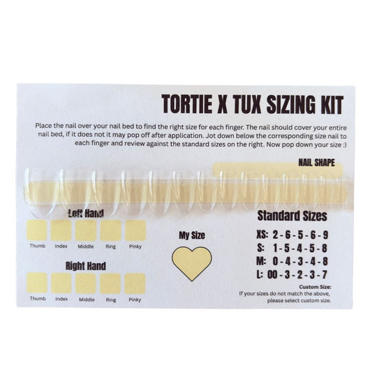 Tortie x Tux Sizing Kit